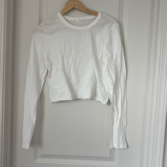 SLVRLAKE Classic white Long Sleeve Top - Picture 1 of 3